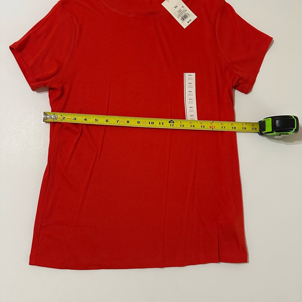 a new day Red Short Sleeve Crewneck Tee - Picture 3 of 4